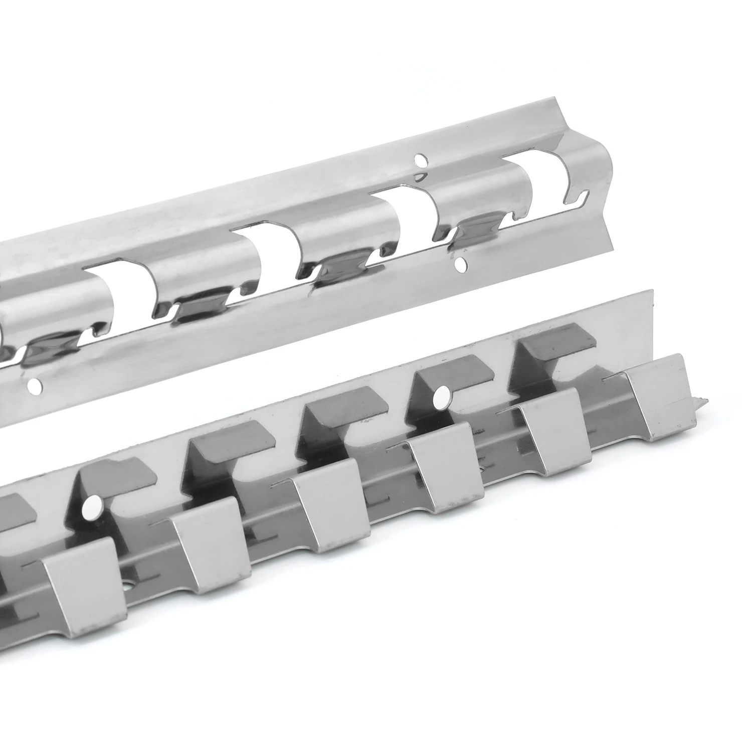 High Quality Anti-rust Reinforced PVC Curtain Kit Hardware Hanger Rail for Strip Curtain Stainless Steel Hanger and Clip