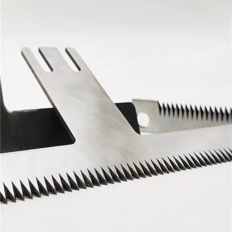 Zigzag and Counter Knives Packaging Machine Cutting Blade Serrated Sealing Blade
