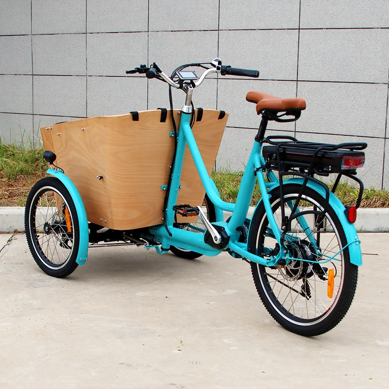 Dapu Federwiege Motor Lastenrad London Electric Taxi Bicycle