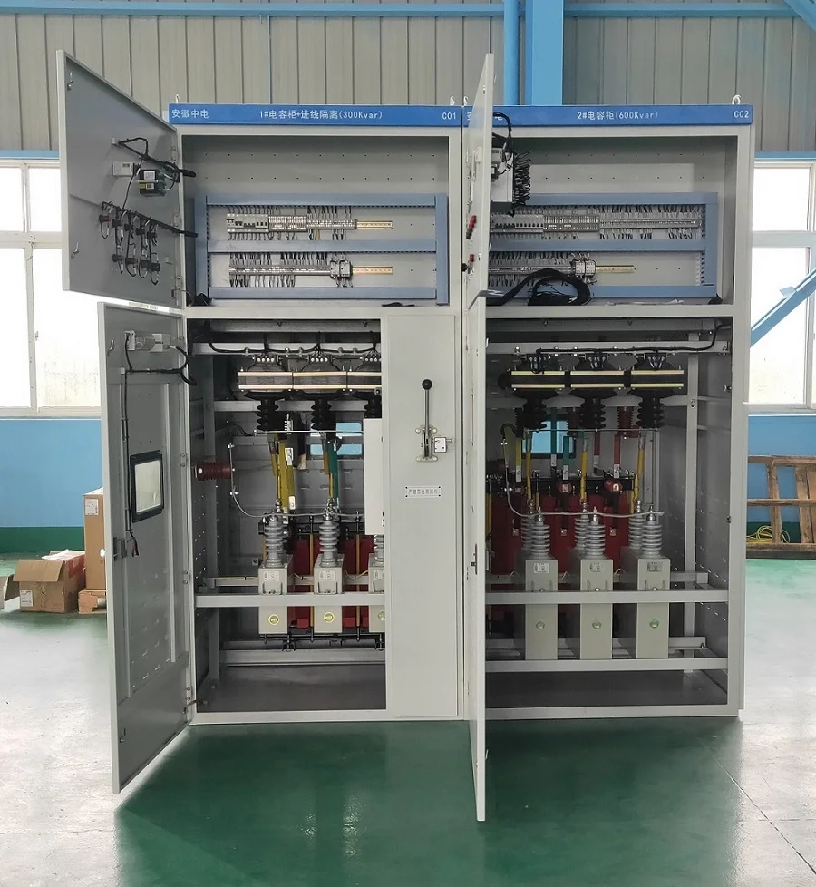 Medium Voltage High Efficiency Power Quality Product Capacitor Bank 900kvar