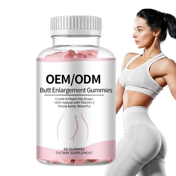 2024 New Product OEM ODM Premium Glute Boost And Growth Supplement Butt Enlargement Firm Lift Booty Butt Enlargement Gummies