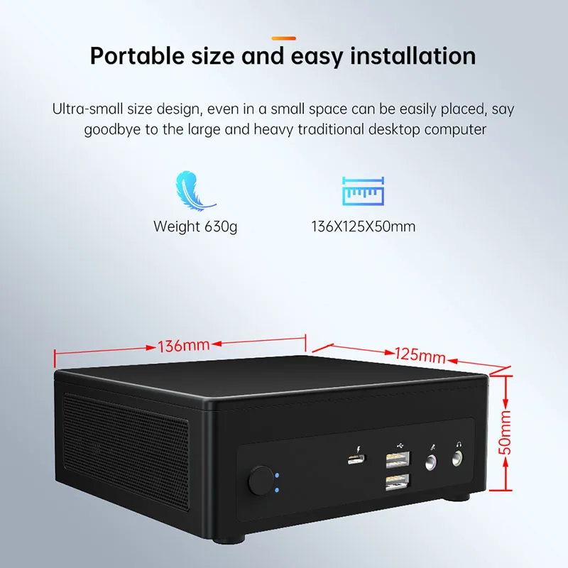 11th Gen Generation Mini Pc I7 1165G7 I5 I3 Desktop Computer 8GB 16GB 32GB RAM SSD Intel Core OEM ODM Mini Pc