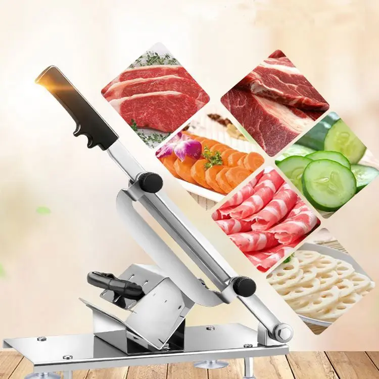 High Performance Manual Mini Meat Slicer Potato Chips Slicer Frozen Fish  Pork Meat Bone Cutting Manual Meat Cutter Bread Slicer - Buy High  Performance