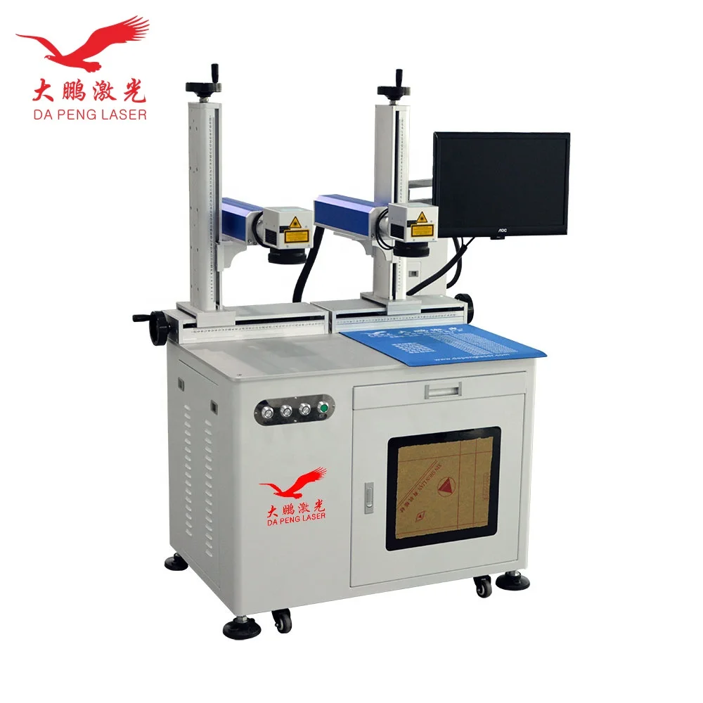 2023 Trending Products Desktop Memory Card Double Galvo Scanner Fiber Laser Carving Engraver Machine