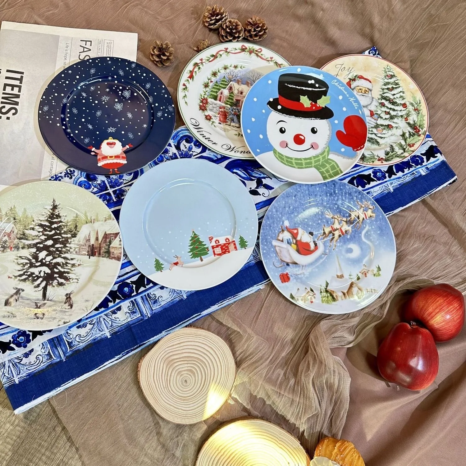 Shop Our Hot Sale Christmas Design Creative Ceramic Plates