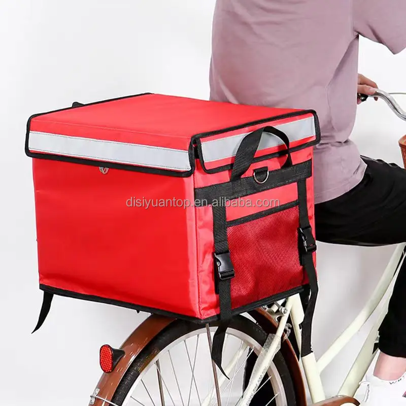 Electric Bike Scooter Motorcycle Boxes 62L 80L Large Capacity Food Delivery  Bag