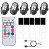 5 Pièces Lumière Stroboscopique + Télécommande Sans Fil
