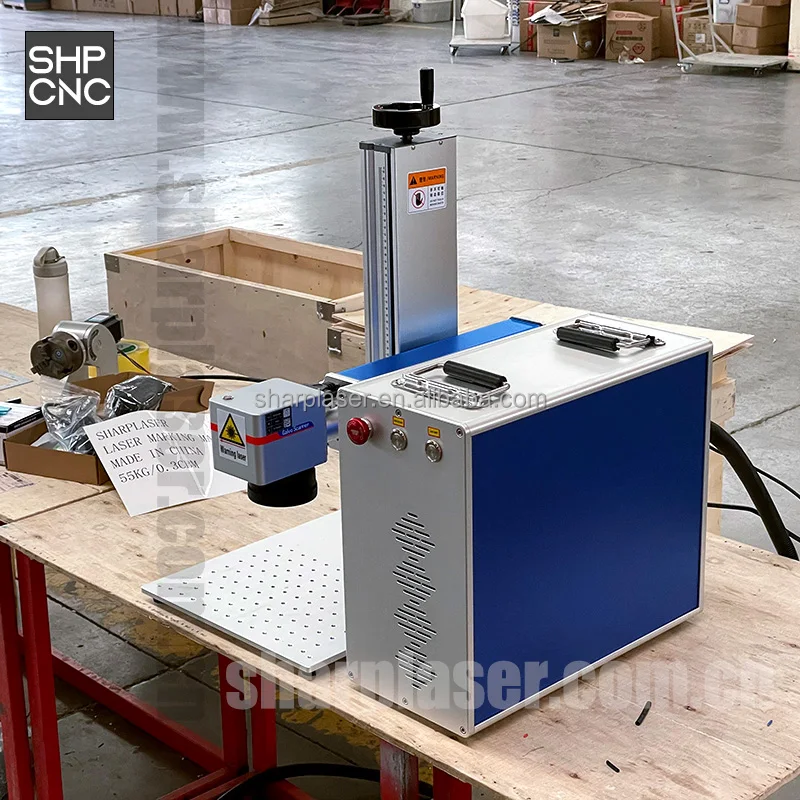 20w to 100w Raycus or 100w Jpt M7 Mopa Fiber Laser 2.5d Marking Machine for Jewelry 300x300