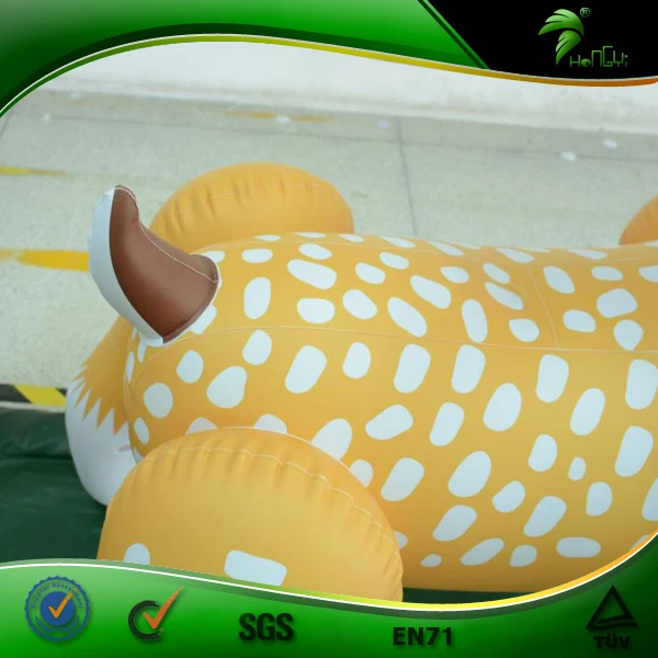 Hongyi Sph Inflatable Animals Squeaky Inflatable Deer Toy Air Blown Inflatable Cartoon Reindeer