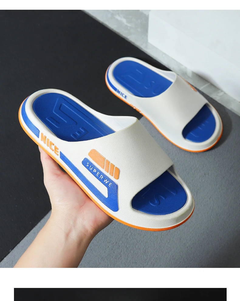 2023 Factory Wholesale Black Outdoor Sports Slippers Non-slip Slides ...