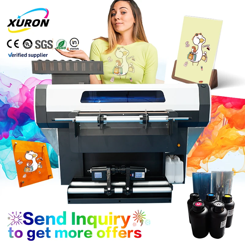 Xurong Manufacturing's FutureReady Fully Automatic 600mm Roll-to-Roll UV DTF Printer Vendor Evolving Transfer Multifunctional