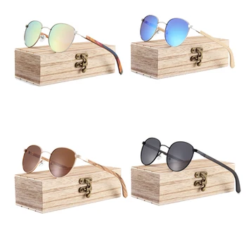 2024 High Quality wooden glasses custom wood sunglasses logo mirror Polarized lens wooden bamboo sunglasses men