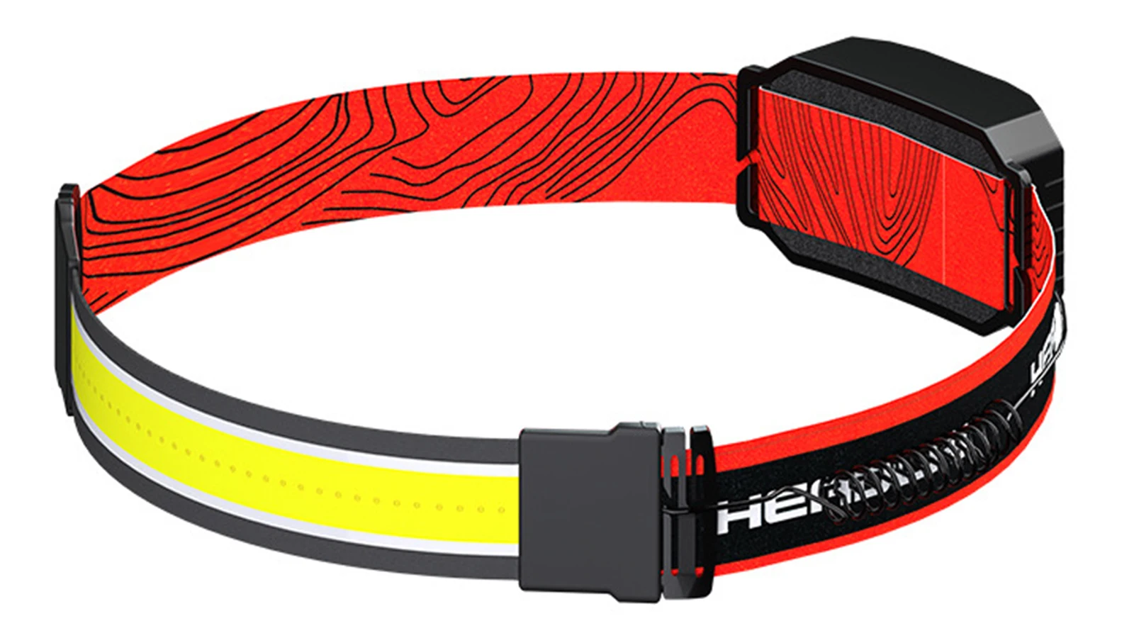 Source LED Headlamp Rechargeable Head Lamp with Red Taillight Lightweight  Waterproof Headlamps for Camping Hard Hat, Running Lights on