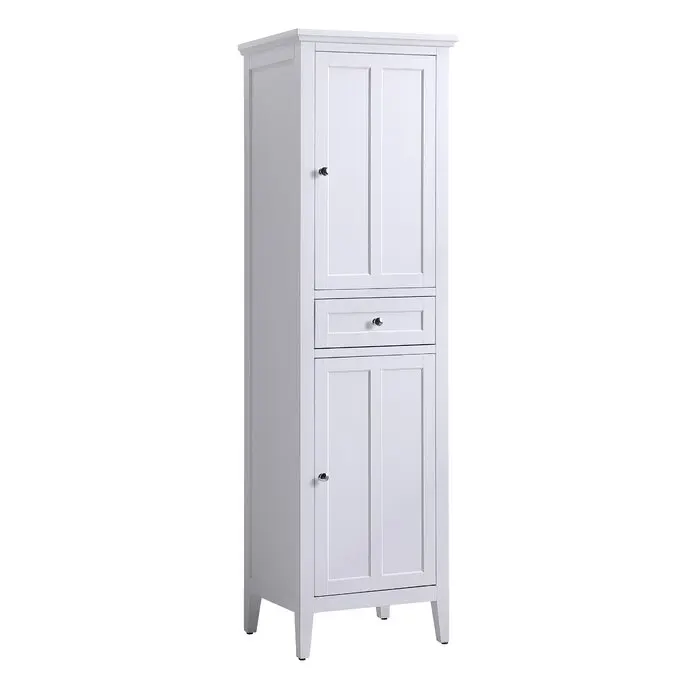 Waterproof White Free Standing Linen Cabinet - Buy Bathroom Linen ...