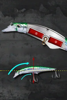 New-Style Quivering Minnow Sinking Artificial Hard Bait Lure Ultra-Long-Cast Laser-Finish Deep-Diving Action No – Minnow – view 3