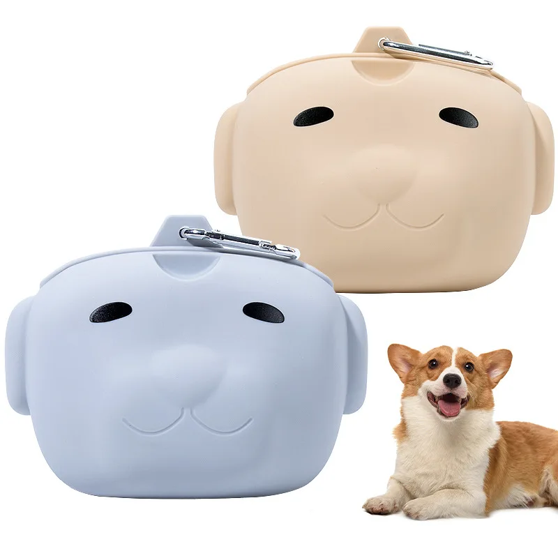 Издржљива лагана силиконска торба за храну за псе за спољашњу употребу Магнитне сукционе куке и мултифункционални дизајн материјала за храну