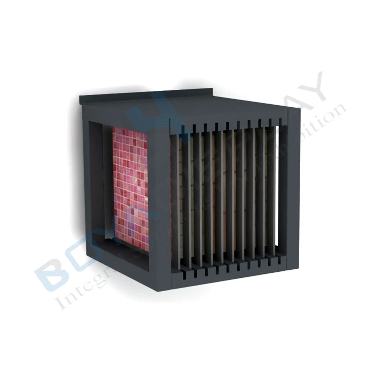 Tile Display Rack Metal Pegboard Ceramic Tile Stone Sample Marble Quartz Stand Pallet Racks With Tile Display Sliding Doors