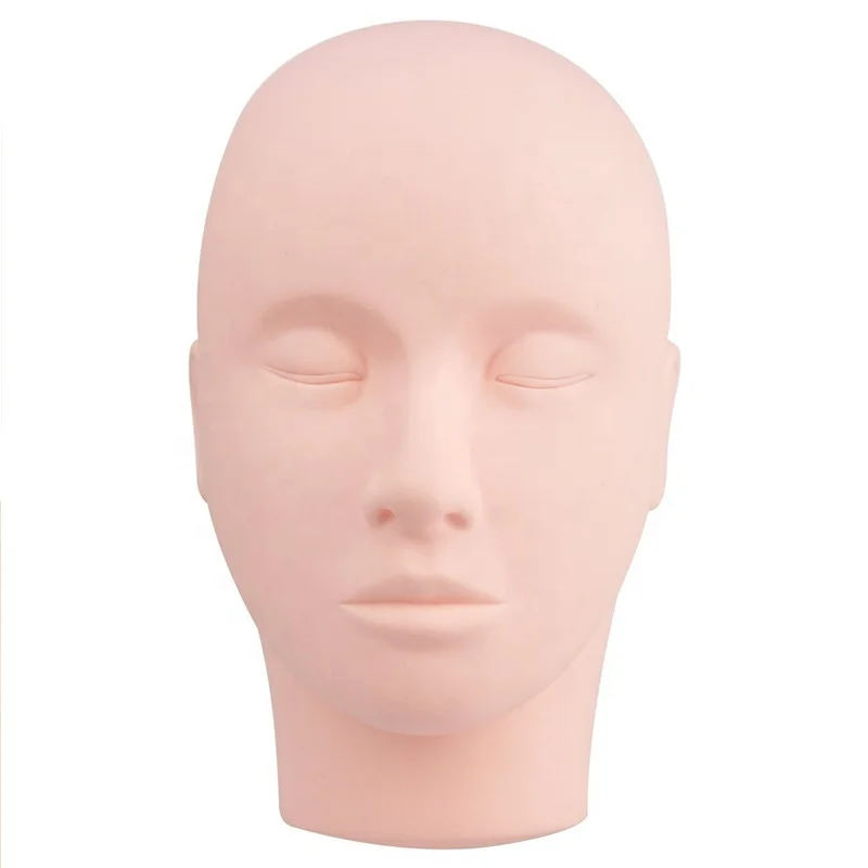 styrofoam wig head realistic airhead eyelash