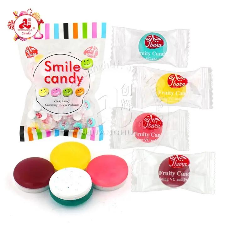 2 In 1 Sugar Free Hard Candy - Fruity Sour Sweet Candy with VC