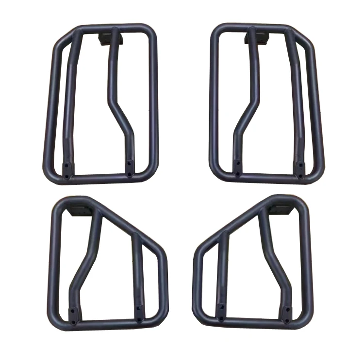 Steel 4 Doors Half Door With Rearview Mirror Tubular Car Doors With