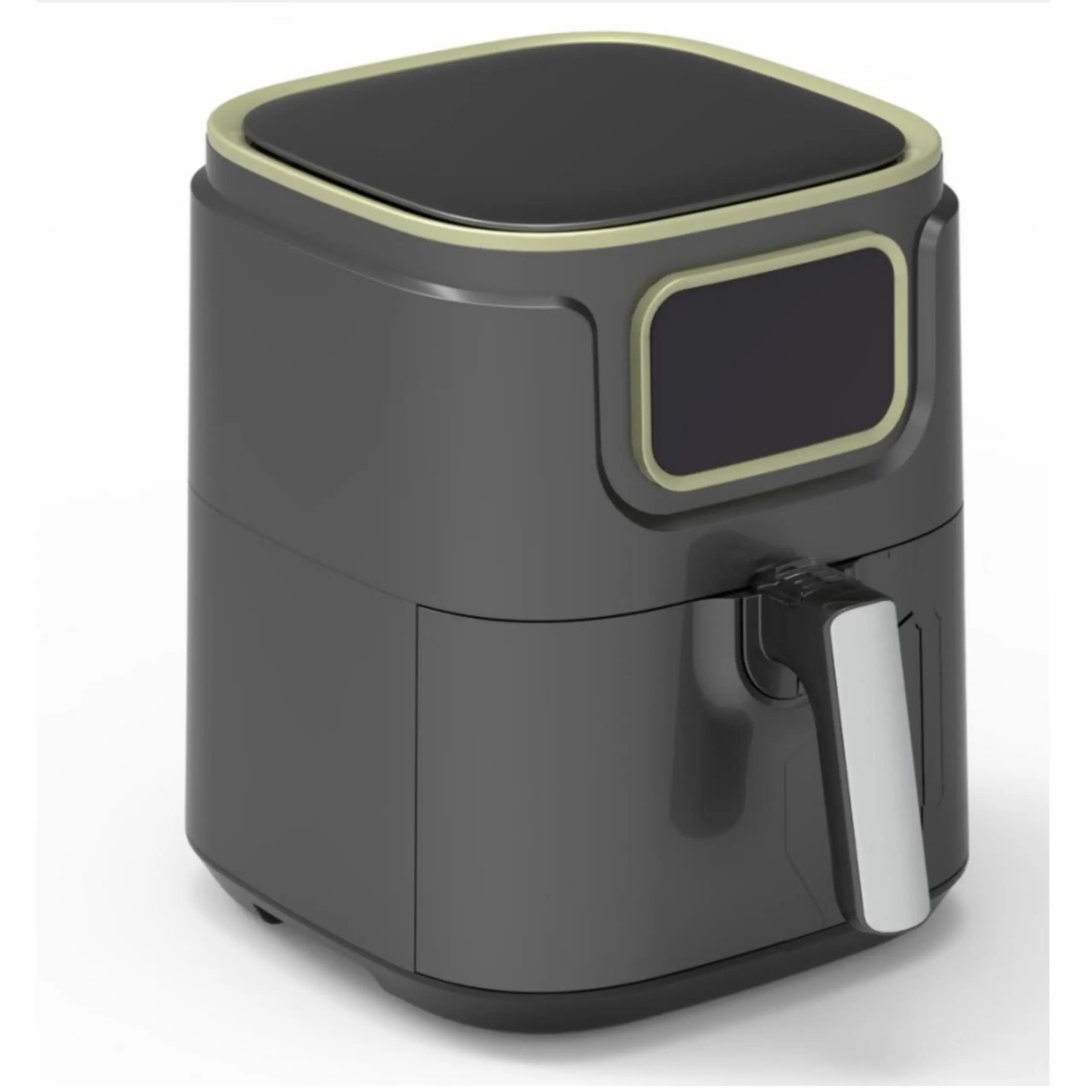 2022 New 6.5l5.5l Stainless Steel Hot Air Fryer No Oil Deep Fryer