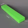 Panneaux souples en coton perlé vert de 80 cm de long, paquet de 4