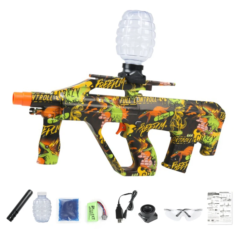 Pistola Hidrogel Electric Water Bullet Shooting Splat Ball Ak47 Gel