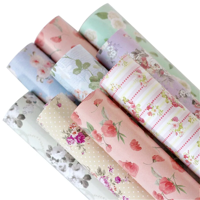 Vintage Style Flower Wrapping Paper  Elegant Floral Supply – Elegant Supply