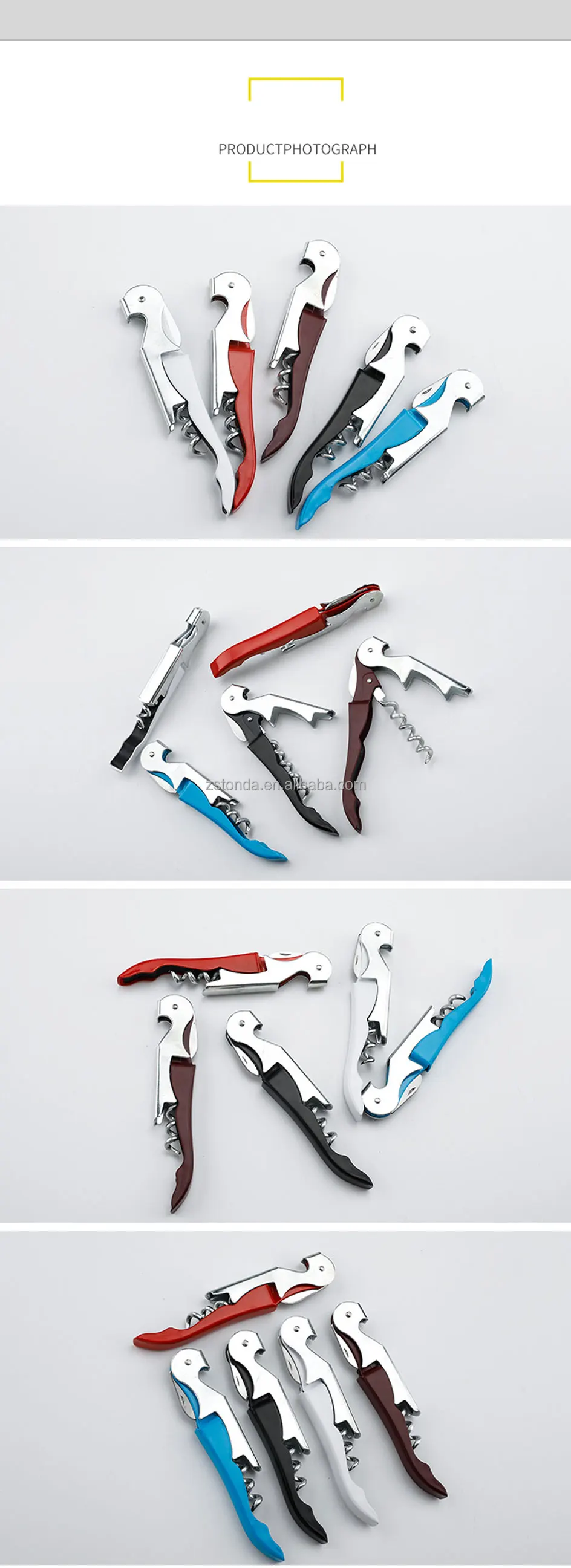 Waiter Corkscrew Wine Openers Wine Key For Bartenders Multi Colored