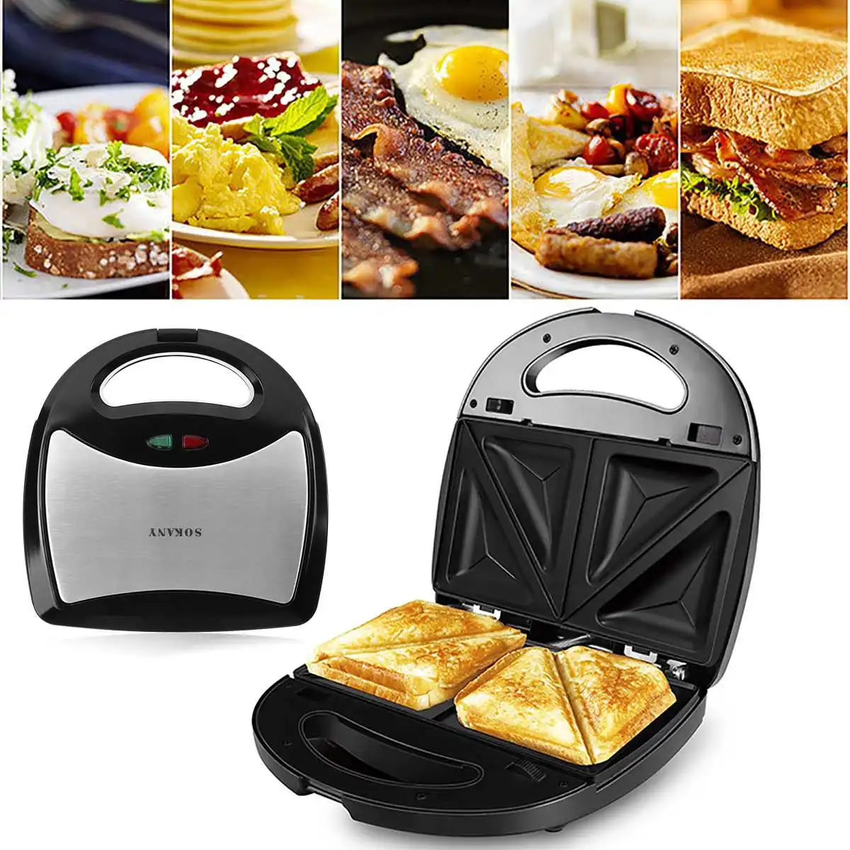 SOKANY IN SANDWICH MAKER Versatile Cooking Solutions