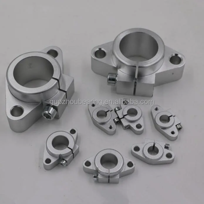 SHF Series Aluminum Linear Shaft Rod Rail CNC Machine Support Bearing ...