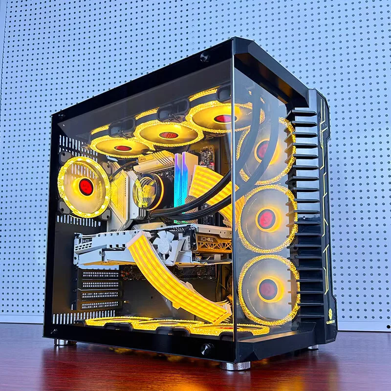 Gaming PC Case - New Cool Design with Side Panel Window