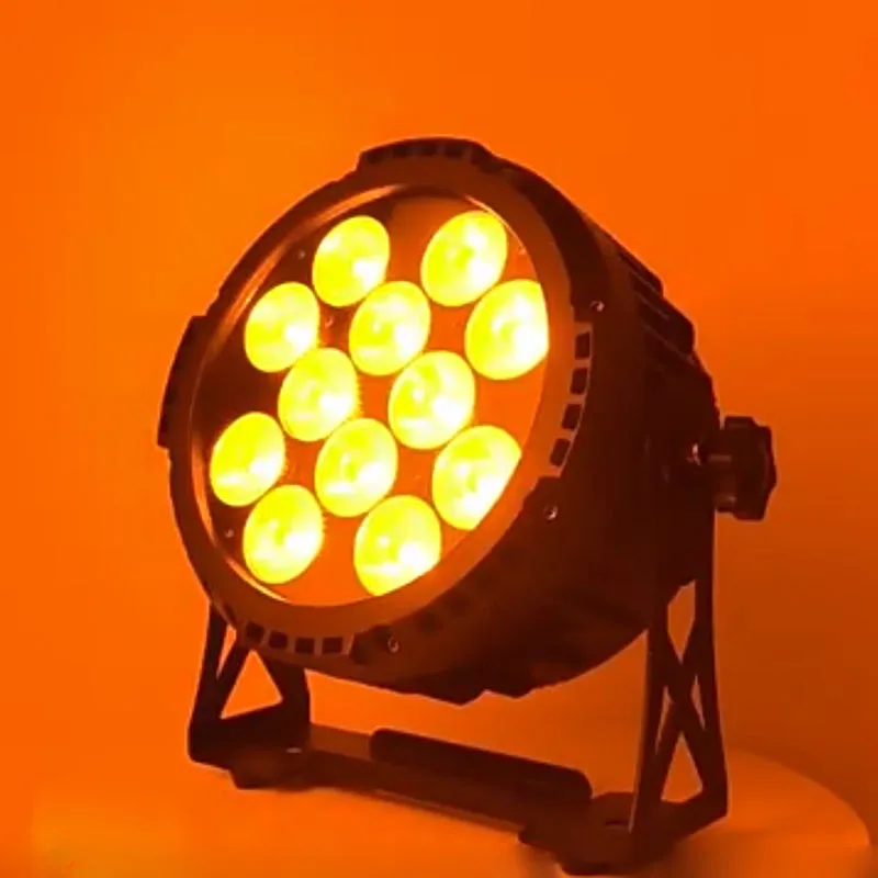 AOPU Battery Powered 12*15W Six-in-one Led Par Light With Remote Control Wireless Stage Lighting for Wedding Performance