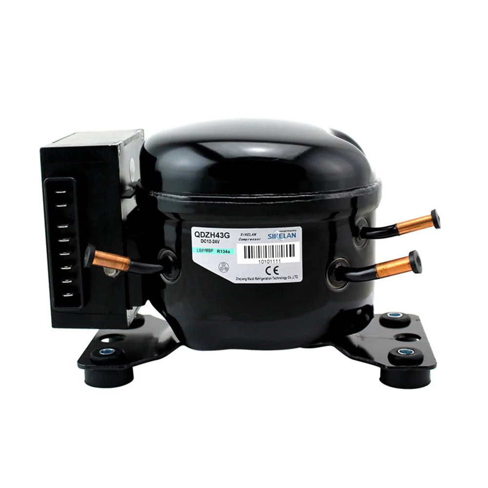 Factory Price Commercial Refrigerator Compressor Inverter 12/24V DC R134a Refrigerant for Restaurant and Hotel Use