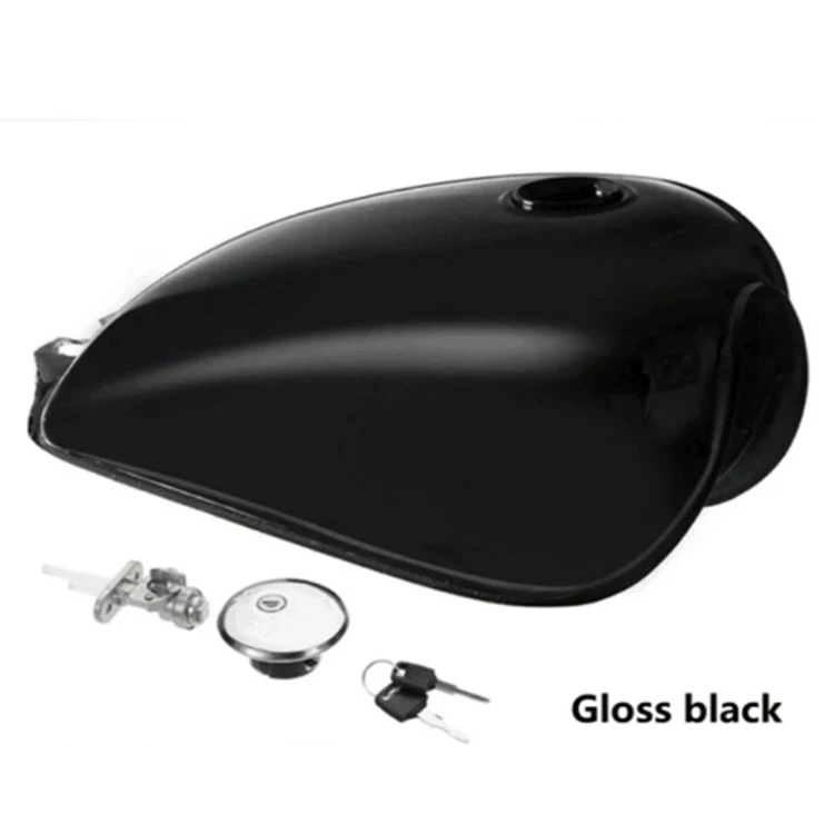 Custom Green Fuel Tank GN125 GN250 - Vintage Steel Fuel Tank for