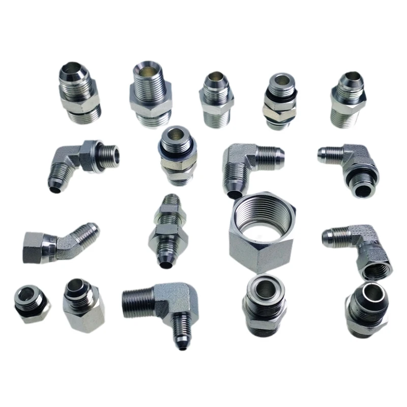 Hydraulic Fittings Adapters 90 Degree Reusable Hydraulic Hose Fittings