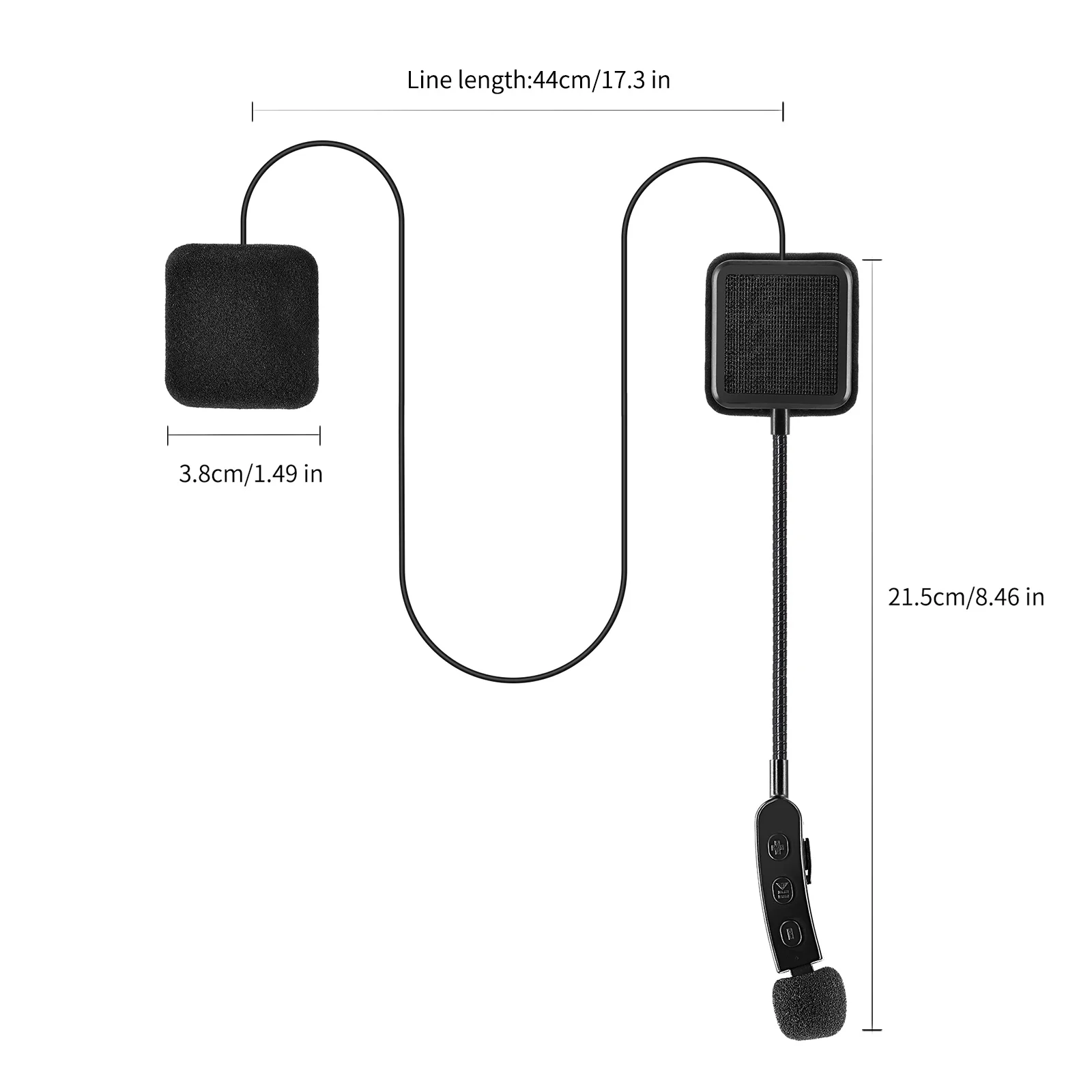 TIYPEOR IPX6 Motorcycle Helmet Headset New Condition DC Output Current Waterproof Noise Reduction Helmet Wireless Headset