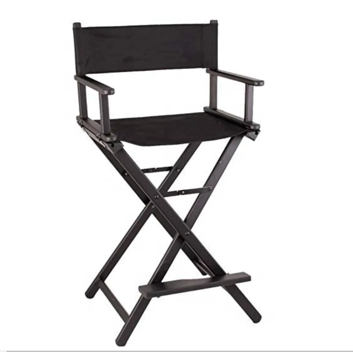 Rundour kursi makeup, kursi makeup artis dapat dilipat kanvas ringan  aluminium logam