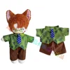 Completo camicia e pantaloni da agente Fox per bambole da 40cm a 50cm.