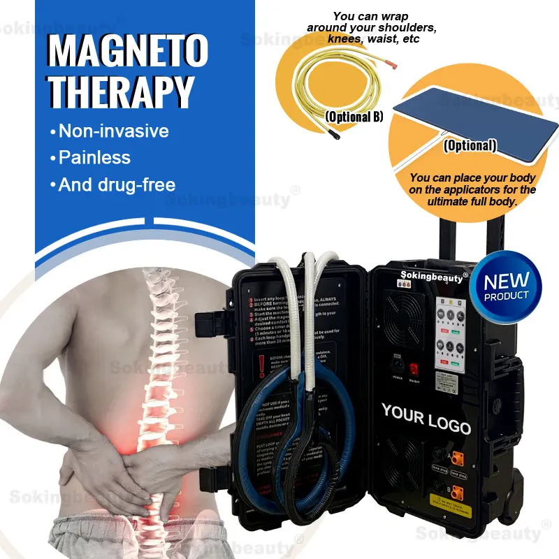 Newest PEMF Machines LOOP Pemf Magnetic Therapy Device Professional Pemf Recovery Therapy Mat Massage Machine for Pain