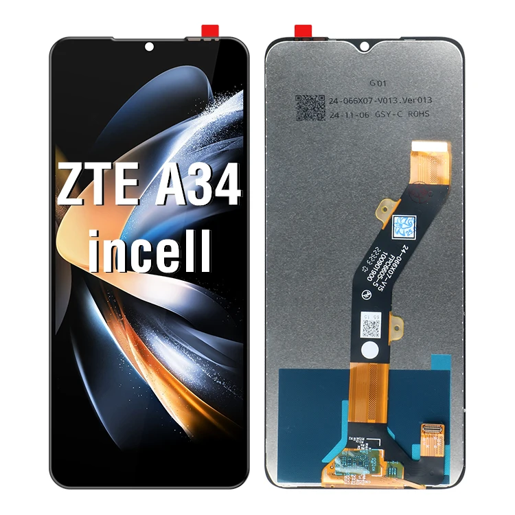 TFT Lcd for ZTE Blade A34 A54 Incell Lcd No Frame Screen Display