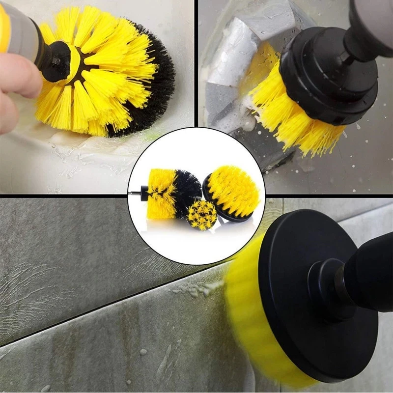 1 set/3 pcs electric drill brush