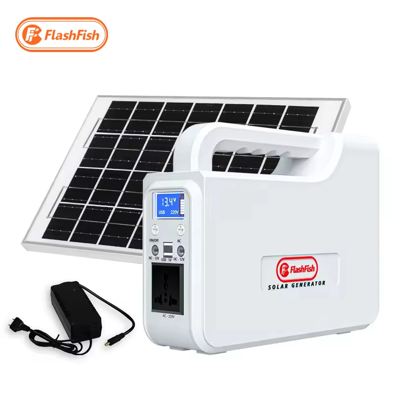 Générateur électrique Portable FlashFish 300W + Panneau Solaire 100W - Batterie LiFePO4 179.2Wh - Charge Rapide, EPS | Pour Camping, Urgences - 10