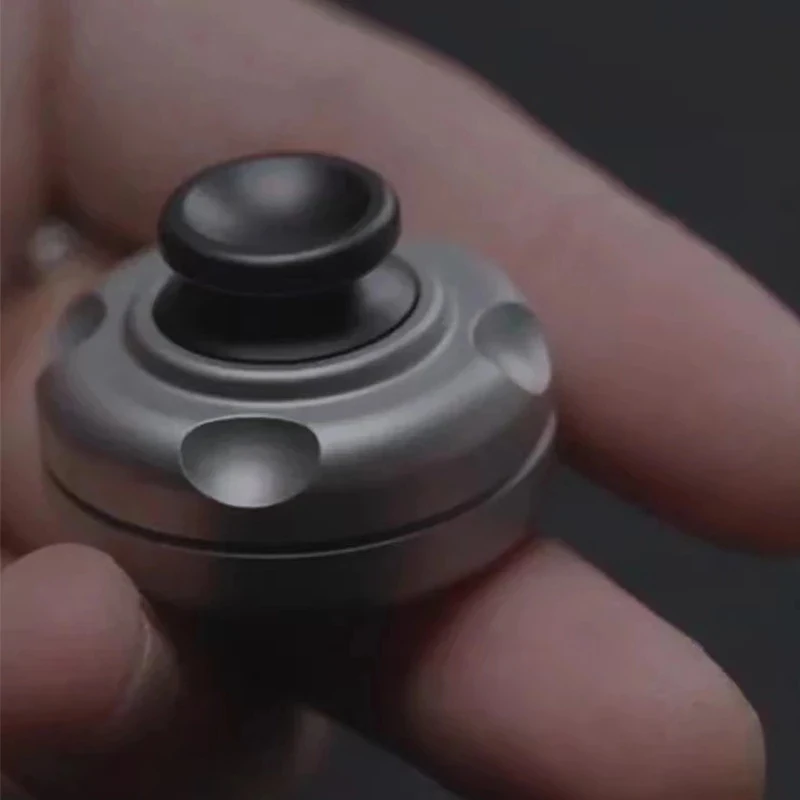Pop Coin Push Card Distracting Weighted Fidget Spinners Metal EDC Decompression Fingertip Gyro Toy for Stress Relief