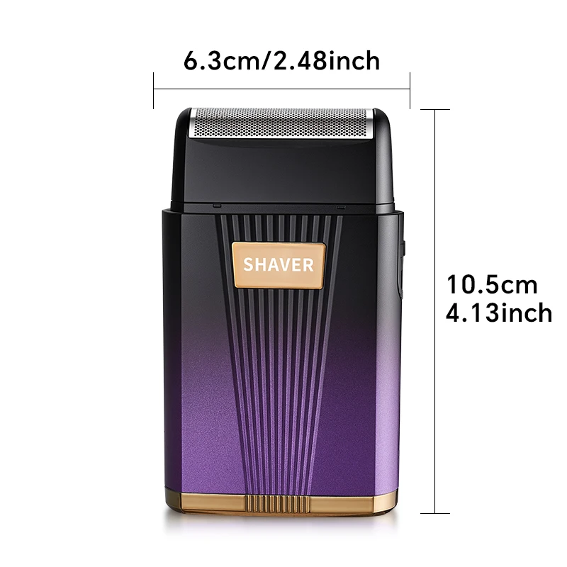 High-Power Reciprocating Single Head Men's Electric Shaver Rechargeable with TYPE-C Charging Port for Household RV Hotel Use manufacture