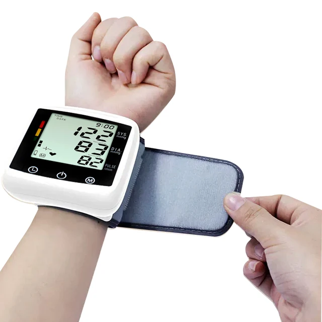 High Quality  Digital BP Machine Wireless Wrist Sphygmomanometer Digital Blood Pressure Monitor Wrist