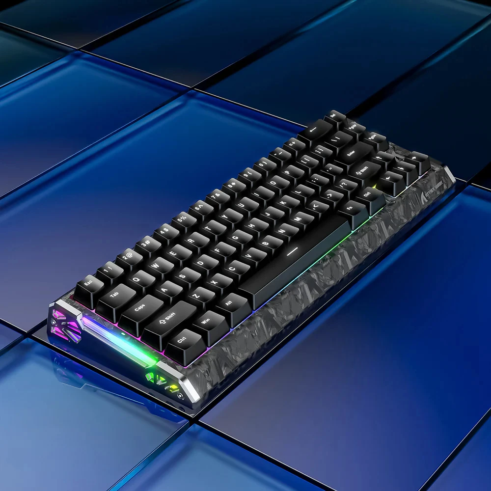 ATTACK SHARK R68 HE Carbon Fiber Rapid Trigger Keyboard Magnetic