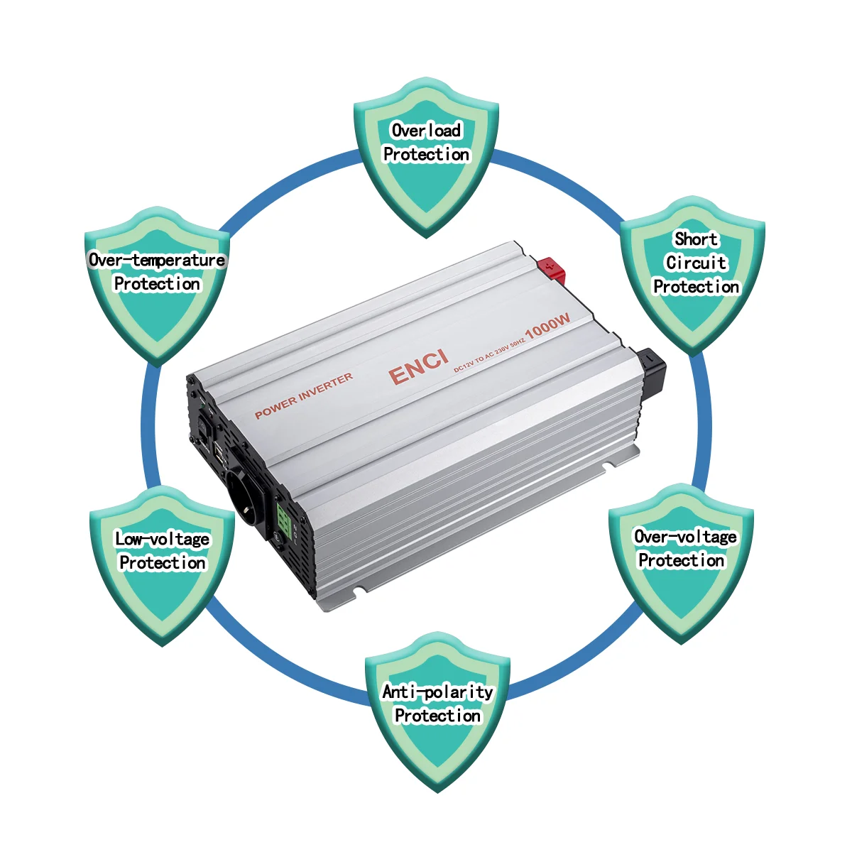 300W/500W/700W/1000W/1500W/2000W/3000W Pure sine wave power inverter 12/24V(input)  230V/110V(output)