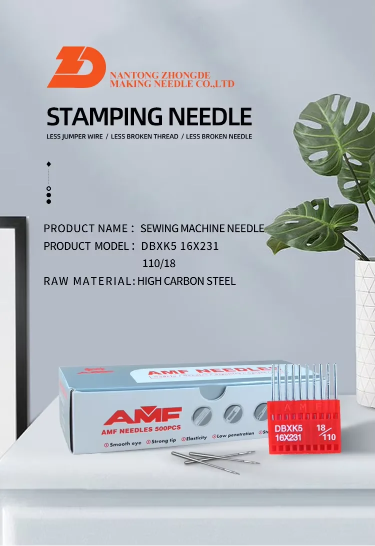 AMF DOX5 Sewing Machine Needles - High Quality Stainless Steel