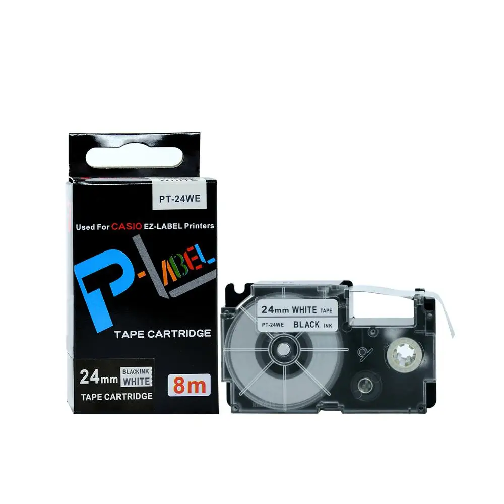 Compatible Label Tape PT-9WE for KL-100 KL-120 Printers